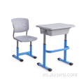 Niños aula de escuela individual Deak y silla